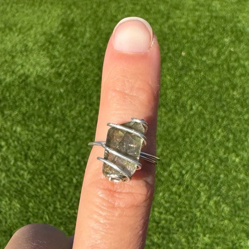 Sterling Silver Collection 🤩 Crystal Wrapped Rings!! - Picture 5 of 6